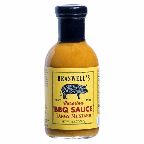 Braswell's Carolina Tangy Mustard BBQ Sauce 13.5 oz.