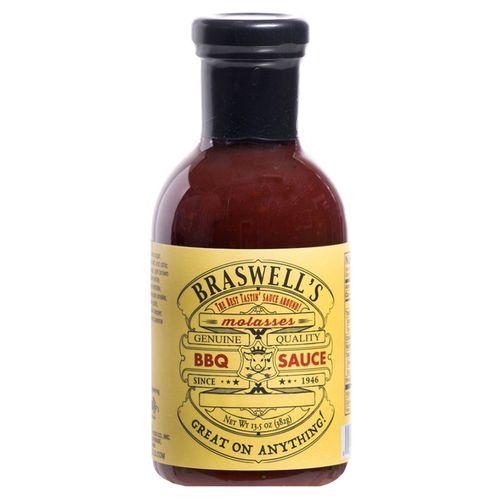 Braswell's Sweet Molasses BBQ Sauce 13.5 oz.