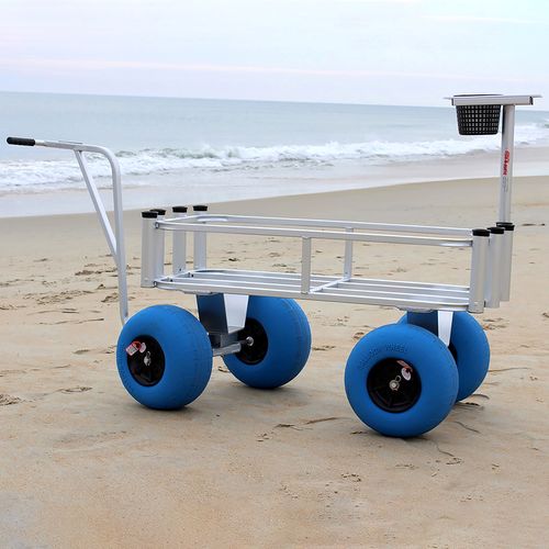 All Purpose Beach Cart Four Wheels 250 Lb. Capacity