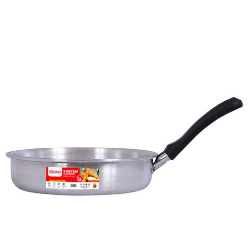Alsasa 12" Aluminum Fry Pan with Bakelite Handle