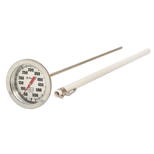 Browne 8" Candy/Deep Fry Thermometer 50 to 550 Degrees Fahrenheit