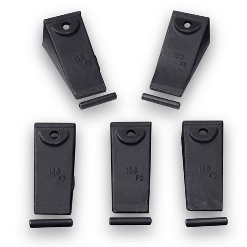 Hensley Style X156 Bucket Tooth 5 Pack