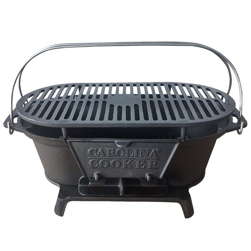 Carolina Cooker Portable Cast Iron Charcoal Grill