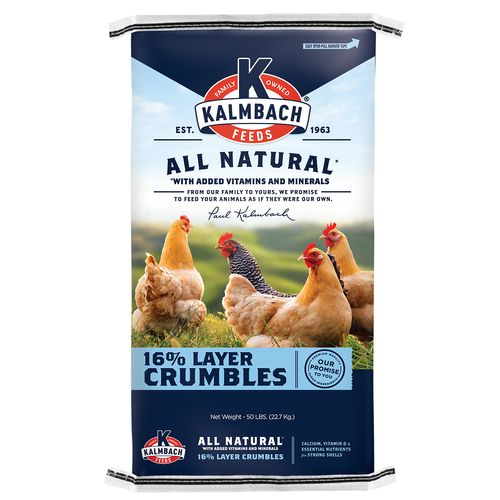 Kalmbach 16% All Natural Layer Crumble 50 lbs.