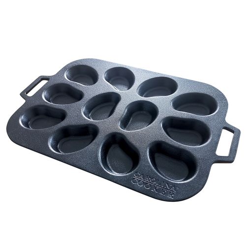 Carolina Cooker Oyster Preseasoned Grill Pan