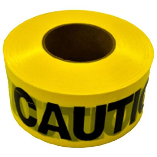 Tape Caution Barricade 3in. x 1000ft. 2Mil