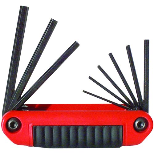 Key Hex Set 9 Piece SAE Ergo-Fold-Up Medium