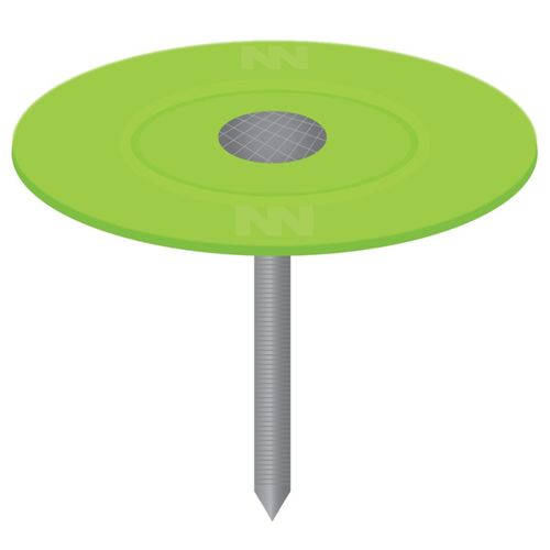 Nail Cap Green Plastic 12 Gauge 2 in. 100