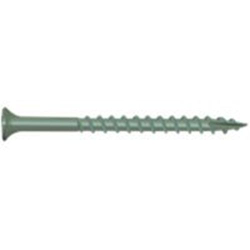 Screw Deck Star Drive #10 Green 3-1/2 in.