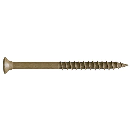Screw Deck Star Drive #9 Tan 3 in.