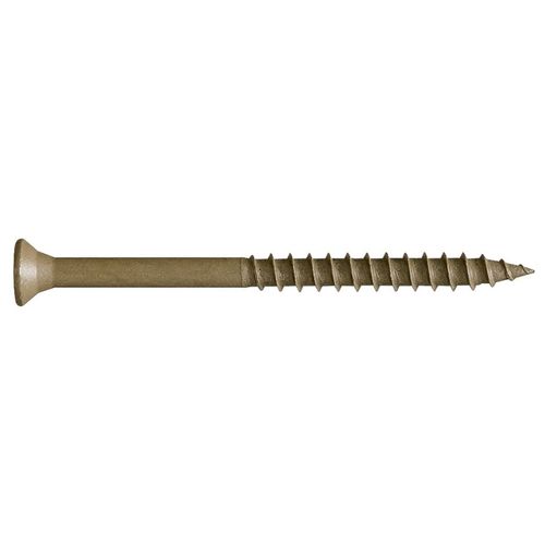Screw Deck Star Drive #9 Tan 2-1/2 in.