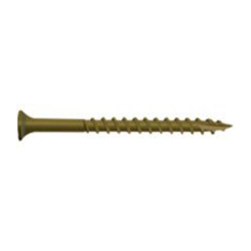 Screw Deck Star Drive #8 Yellow 1-5/8 in.
