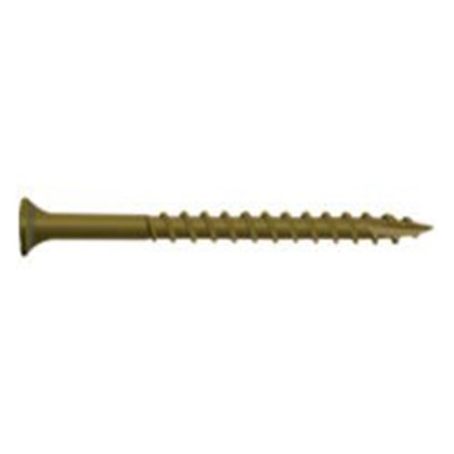 Screw Deck Star Drive #7 Yellow 1-1/4 in.