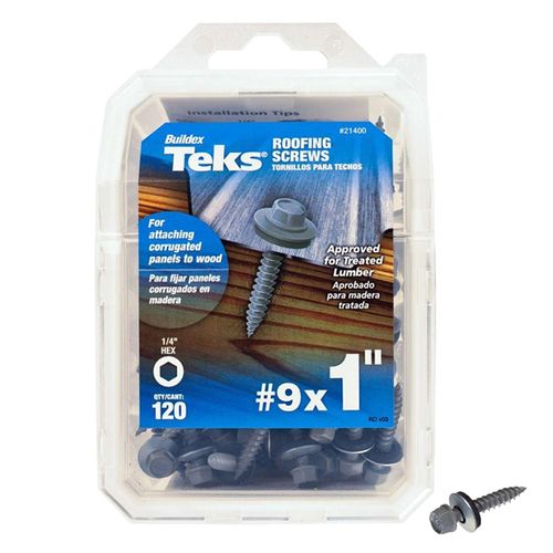 Screw Roof Sharp Point #9 1 in. (120 Pack)