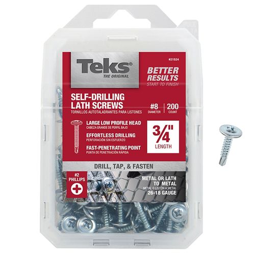 Screw Lath #2 Phillips 3/4 in. #8 Thread (200 Qty.)