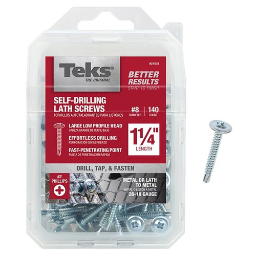 Screw Lath #2 Phillips 1-1/4 in. #8 Thread (140 Qty.)