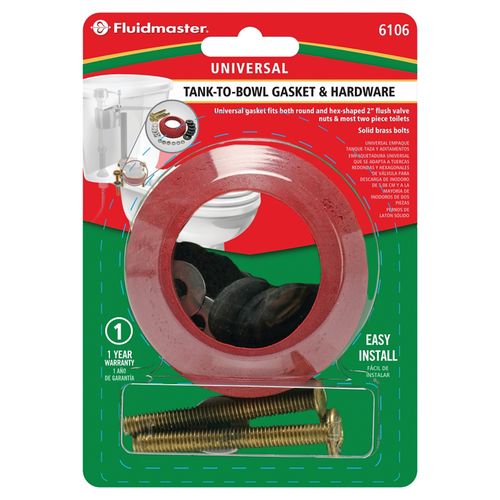 Tank-To-Bowl Gasket and Hardware 6106 for 2 in. Flush Valves