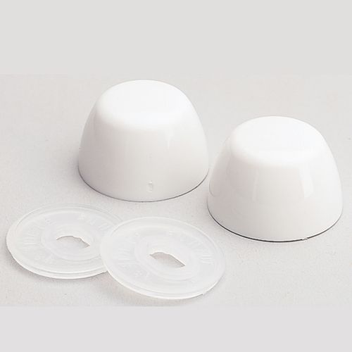 White Toilet Bolt Cap 7115