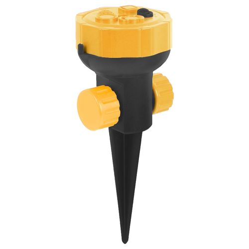 5-Pattern Sprinkler with Spike Yellow 5-PTRN