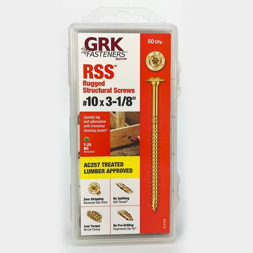 RSS™ Rugged Structural Screws 10 in. x 3-1/8 in. 50 Qty.