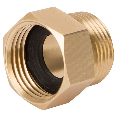 Brass Double Connector-Male-Female, 3/4 in. x 3/4 in.