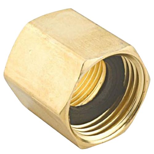 Brass 3/4 in. x 3/4 in. Double Connector-Fem. Garden Adapter