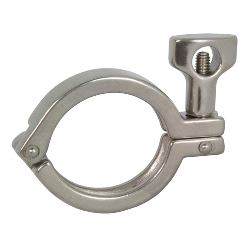 JME 13MHH 2 1/2 in. Single Pin Clamp, 304 Stainless Steel