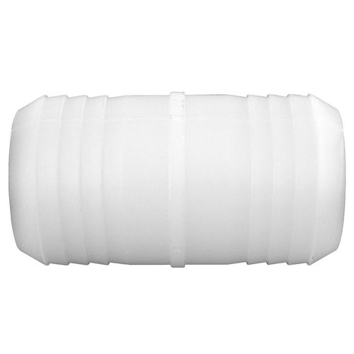 Nylon Straight Hose Barb Mender, 1-1/2 In. HB x 1-1/2 In. HB