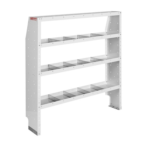 Weather Guard 9375-3-03 Adjustable 4 Shelf Unit - 13 1/2 x52x60