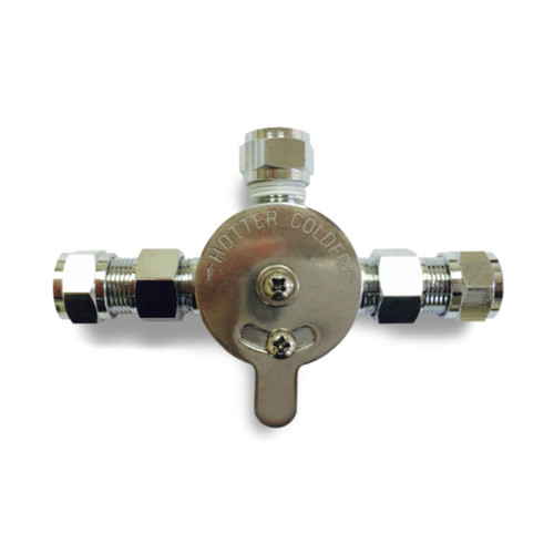 SANI-LAV 201L 3/8 in. Male Compression Manual Mixing Check Valve