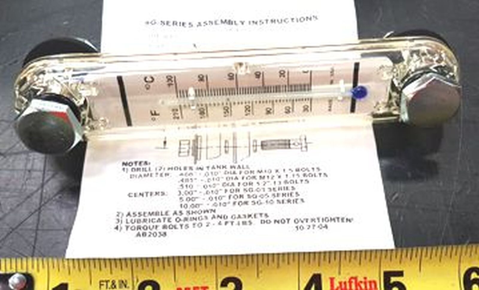 Genie Part # 215229GT – Hydraulic Tank Temp/Level