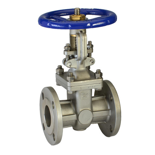 Chicago Valves 21611005 1/2 in. Stainless Steel Gate Valve - Flanged, Class 150, 740 PSI