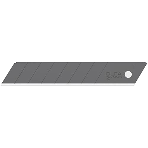 Olfa 9069 LBB-50B 18mm UltraSharp Black Snap-Off Heavy-Duty Blade, 50-Pack