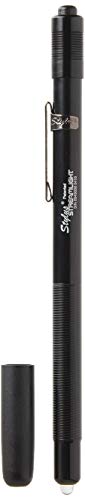Streamlight 65022 Stylus 3-AAAA LED Pen Light, Black with Ice Blue 6-1/4"