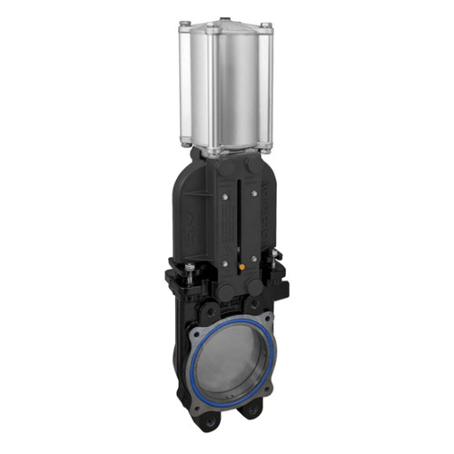 RIV Gladio 6 in. Knife Gate Valve W/ Air Cylinder 145 PSI