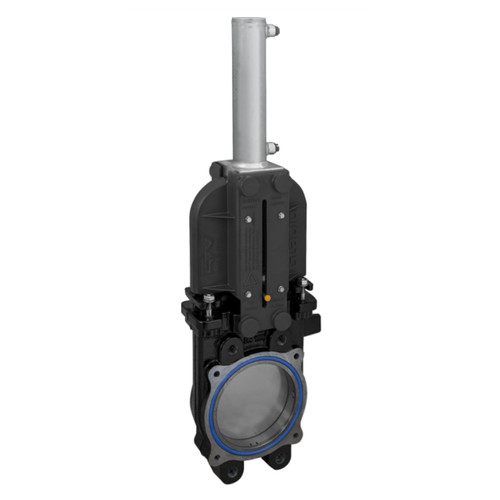 RIV Gladio 10 in. Knife Gate Valve W/ Double-Acting Hydraulic Cylinder 100 PSI