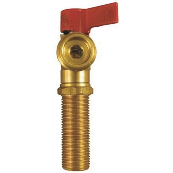 Ips Washer Outlet Box Valve, 1/2 In. Sweat Red Handle