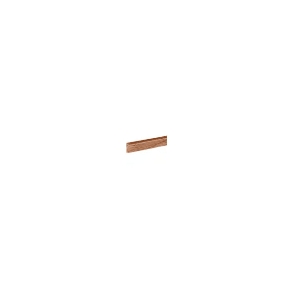 Hampton Bay 91.5 in. W x 0.75 in. H x 0.1875 in. D Assembled Raised Panel Molding, Medium Oak