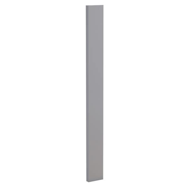 Express Shaker 3 In. W X 0.75 In. D X 96 In. H Filler Strip In Veiled Gray