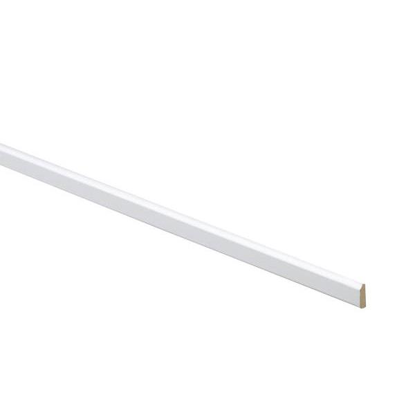 Express Shaker 96 In. W X 0.75 In. H X 0.25 In. D Wall Kitchen Cabinet Batten Vesper White