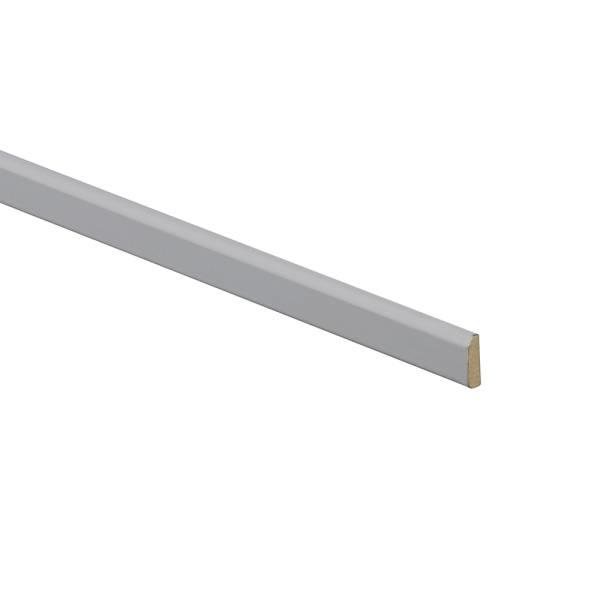 Express Shaker 96 In. W X 0.25 In. D X 0.75 In. H Wall Kitchen Cabinet Batten Molding In Veiled Gray