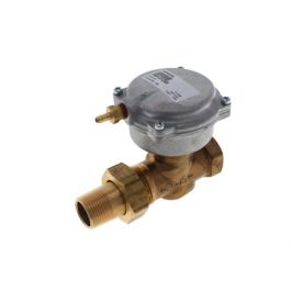 Siemens 257-02045 2-Way N/O Globe Valve Assembly 3/4" FxUM 3-8 PSI 6.3Cv