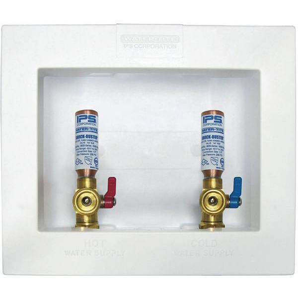 Water-Tite 1/2 In Pex Econo Center Drain Washing Machine Outlet Box
