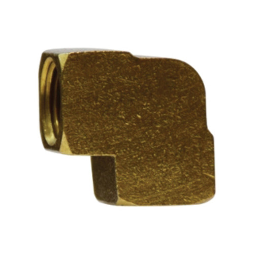 Midland Industries 28003 Brass 90° Female Barstock Elbow, 3/8 in. FNPT x 3/8 in. FNPT