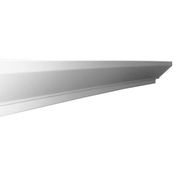 Mill'S Pride Richmond Crown Molding, Verona White, 96"X2.875"X2.75"