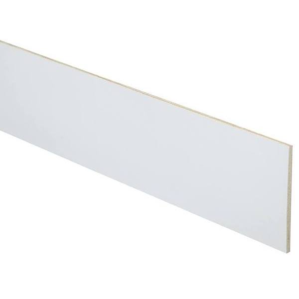 Mill'S Pride Richmond Cabinet Matching Toe Kick, Verona White,4.5"X96"X0.125"