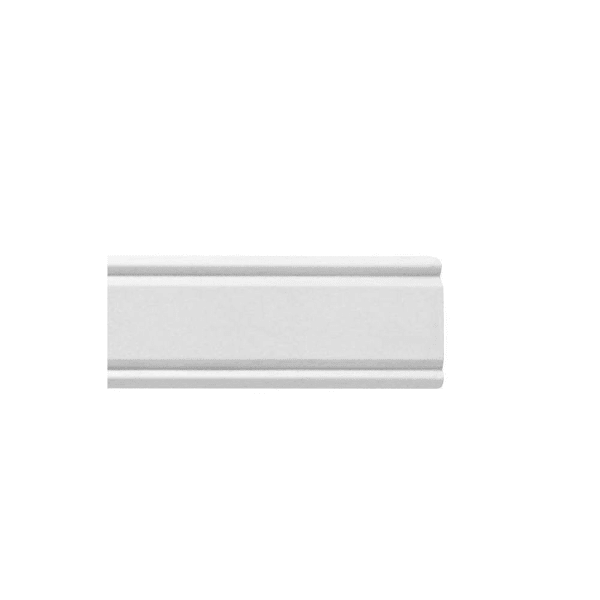 Hampton Bay Hampton Bay Hampton, Shaker 91.5 in. W x 2.5 in. H x 0.5 in. D Assembled Molding, Satin White