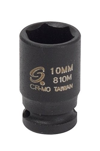 Sunex 810m 1/4" Drive 10-Mm Impact Socket