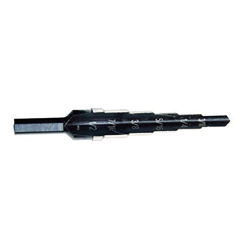 Irwin 10221 Unibit21 13/16-Inch to 1-3/8-Inch 1/2-Inch Shank Hole Enlarging Step Drill Bit