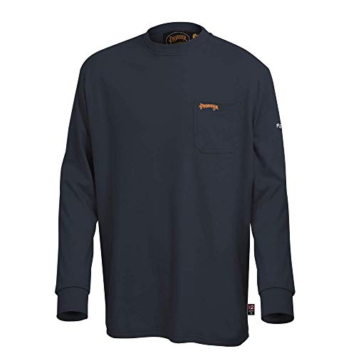 Pioneer Flame Resistant Cotton Long Sleeve Safety Work Shirt